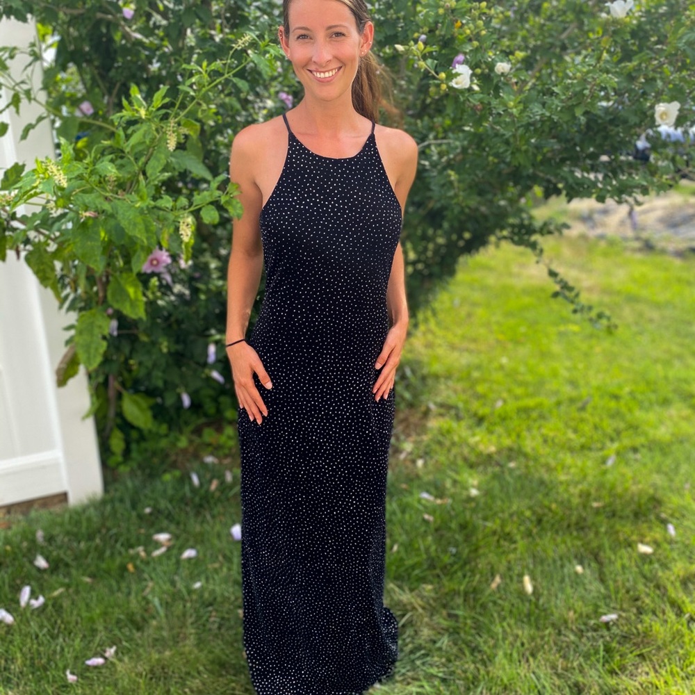 Size 4 black long dress